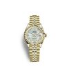 Rolex Lady-Datejust 28, 18k Yellow Gold, Ref# 279178-0029