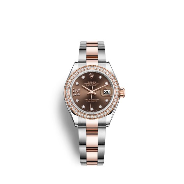 Rolex Lady-Datejust 28, Oystersteel and 18k Everose Gold, Ref# 279381RBR-0004 Rolex Lady-Datejust 28, Oystersteel and 18k Everose Gold, Ref# 279381RBR-0004
