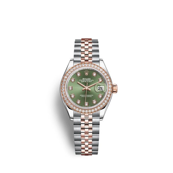 Rolex Lady-Datejust 28, Oystersteel and 18k Everose Gold, Ref# 279381RBR-0007 Rolex Lady-Datejust 28, Oystersteel and 18k Everose Gold, Ref# 279381RBR-0007