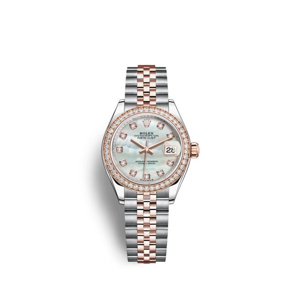 Rolex Lady-Datejust 28, Oystersteel and 18k Everose Gold, Ref# 279381RBR-0013 Rolex Lady-Datejust 28, Oystersteel and 18k Everose Gold, Ref# 279381RBR-0013