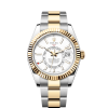 Rolex Sky-Dweller, 42mm, Oystersteel and 18k Yellow Gold, Champagne, Oyster, Ref# 336933-0001