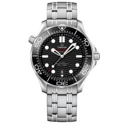 Omega Seamaster Diver 300M Co-Axial Master Chronometer 42mm Black Stainless Steel- 210.30.42.20.01.001