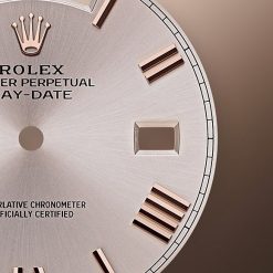 Rolex Day-Date 40 Everose gold Ref# 228345RBR-0008