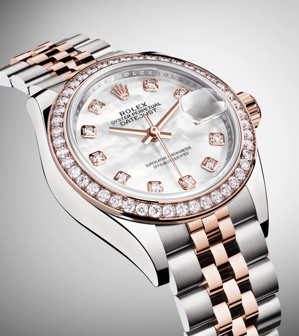 Rolex Lady-Datejust 28, Oystersteel and 18k Everose Gold, Ref# 279381RBR-0013 Rolex Lady-Datejust 28, Oystersteel and 18k Everose Gold, Ref# 279381RBR-0013