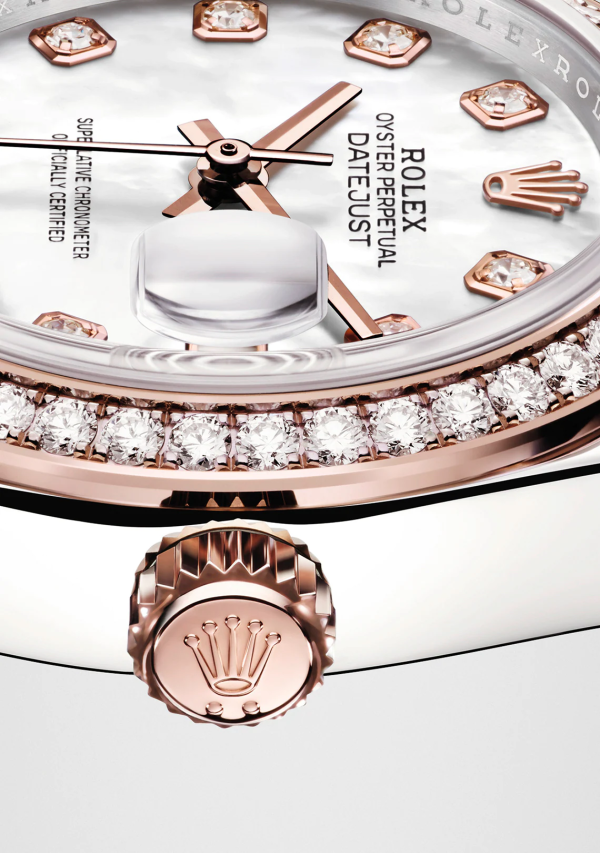 Rolex Lady-Datejust 28, Oystersteel and 18k Everose Gold, Ref# 279381RBR-0013 Rolex Lady-Datejust 28, Oystersteel and 18k Everose Gold, Ref# 279381RBR-0013