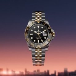 Rolex GMT-Master II, 40mm, Oystersteel and 18k Yellow Gold, Ref# 126713GRNR-0001