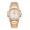 Patek Philippe Nautilus Quartz Diamond Ladies Watch, 18k Rose Gold, 32mm, Ref# 7010R-012