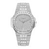 Patek Philippe Nautilus Ladies Automatic Watch, Stainless Steel and Diamonds, 35,2mm, Ref# 7118/1200A-010