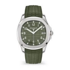 Patek Philippe Aquanaut Jumbo Date, Sweep Seconds, 18k White Gold, 42,2 mm, Ref# 5168G-010