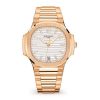 Patek Philippe Nautilus Quartz Diamond Ladies Watch, 18k Rose Gold, 32mm, Ref# 7010/1R-012