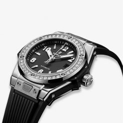 Hublot Big Bang One Click Steel Diamonds 33mm, Ref# 485.SX.1170.RX.1204