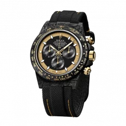 ROLEX Diw Daytona cream invert gold 40mm oyster black