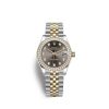Rolex Datejust 31, Oystersteel, 18kt Yellow Gold and diamonds, Ref# 278383RBR-0021