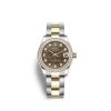 Rolex Datejust 31, Oystersteel, 18kt Yellow Gold and diamonds, Ref# 278383RBR-0028