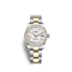 Rolex Datejust 31, Oystersteel, 18kt Yellow Gold and diamonds, Ref# 278383RBR-0027 Rolex Datejust 31, Oystersteel, 18kt Yellow Gold and diamonds, Ref# 278383RBR-0027