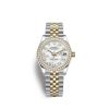 Rolex Datejust 31, Oystersteel, 18kt Yellow Gold and diamonds, Ref# 278383RBR-0029