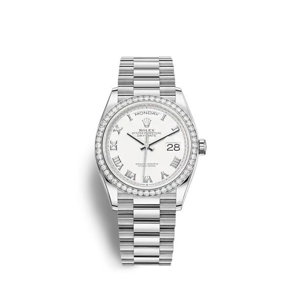 Rolex Day-Date 36 White gold Ref# 128349RBR-0025 Rolex Day-Date 36 White gold Ref# 128349RBR-0025