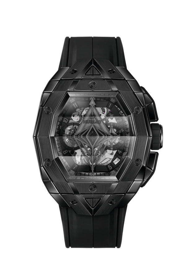 Hublot, Spirit of Big Bang Sang Bleu All Black, Ceramic, 42mm, Limited Edition, Ref# 648.CX.0114.RX.MXM23 Hublot, Spirit of Big Bang Sang Bleu All Black, Ceramic, 42mm, Limited Edition, Ref# 648.CX.0114.RX.MXM23