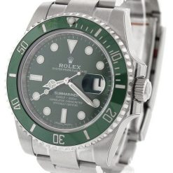 Rolex Submariner Hulk Date 40 Green Dial Mens Watch 116610LV 116610